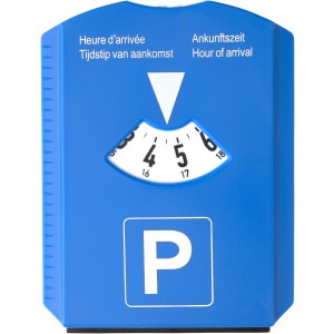 Plastic 2-in-1 parking disc Teddie, cobalt blue (Car accesories)