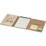 Cardboard writing folder, brown (8273-11)