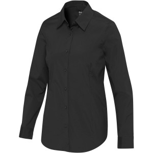 Carnelian poplin women's shirt, Black