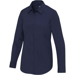 Carnelian poplin women's shirt, Navy Blue
