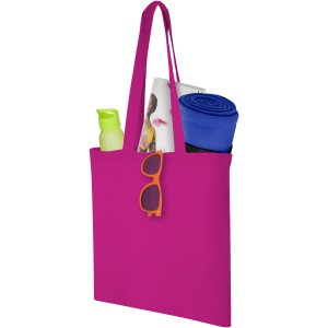 Carolina 100 g/m2 cotton tote bag, Magenta (cotton bag)