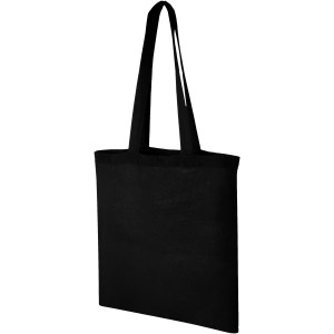 Carolina 100 g/m2 cotton tote bag, solid black (cotton bag)