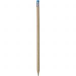 Cay wooden pencil with eraser, Blue (10709702)