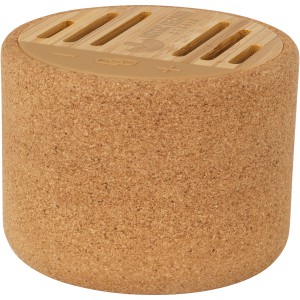 Cerris 5W cork Bluetooth(r) speaker, Natural (Speakers, radios)