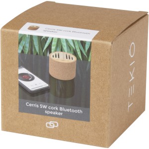 Cerris 5W cork Bluetooth(r) speaker, Natural (Speakers, radios)