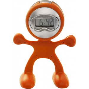 ABS clock Finley, orange (Clocks and watches)