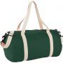 Cochichuate cotton barrel duffel bag, Hunter Green