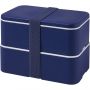 MIYO double layer lunch box, Blue, Blue, Blue