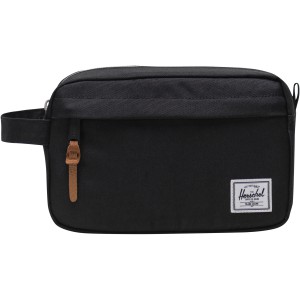 Herschel Chapter recycled travel kit, Solid black (Cosmetic bags)