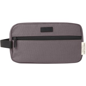 Joey GRS recycled canvas travel accessory pouch bag 3.5L, Gr (Cosmetic bags)