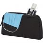 Kota 340 g/m2 canvas toiletry pouch, Solid black