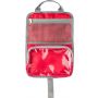 Polyester (190T/600D) toiletry bag, red