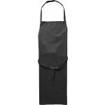 Cotton (180 gr/m2) apron Misty, black (7600-01CD)