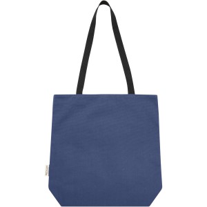 Joey GRS recycled canvas versatile tote bag 14L, Navy (cotton bag)