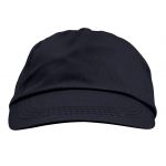 Cotton twill cap Lisa, black (9128-01)