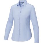 Cuprite long sleeve women's GOTS organic shirt, Light blue (3752550)