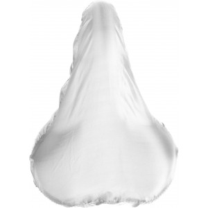 Polyester (190T) bicycle seat cover Xander, white (Bycicle items)