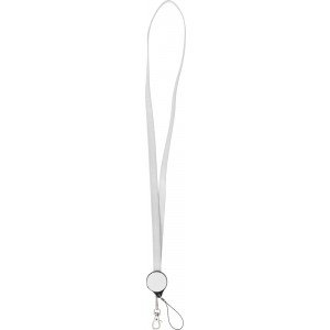ABS 2-in-1 lanyard Romario, white (Eletronics cables, adapters)