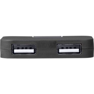 ABS USB hub August, black (Eletronics cables, adapters)