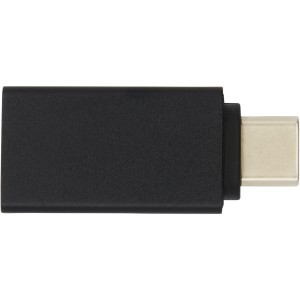 ADAPT aluminum USB-C to USB-A 3.0 adapter, Solid black (Eletronics cables, adapters)