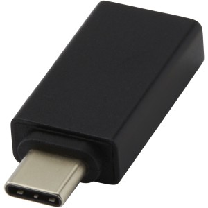 ADAPT aluminum USB-C to USB-A 3.0 adapter, Solid black (Eletronics cables, adapters)