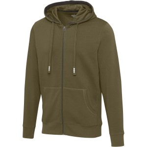 Arora men's full zip hoodie, Forest Green2