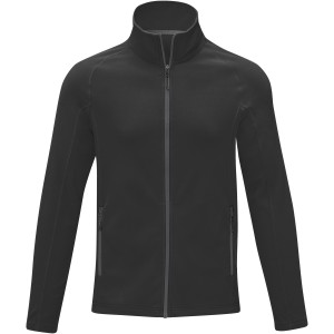 Elevate Zelus men's fleece jacket, Solid black (Polar pullovers)