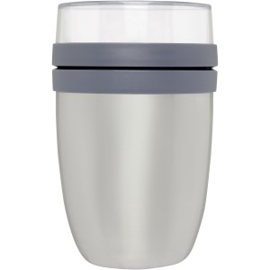 Ellipse insulated lunch pot, Silver (Plastic kitchen equipments)