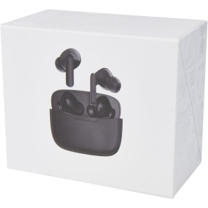 Essos 2.0 True Wireless auto pair earbuds with case, Solid black (Earphones, headphones)