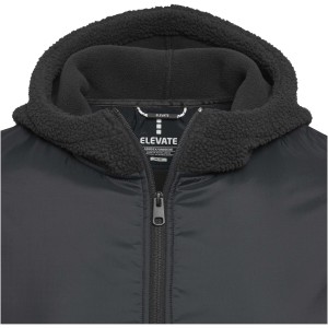 Evans unisex recycled sherpa fleece, Solid black (Pullovers)