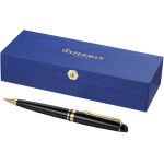 Expert ballpoint pen, solid black,Gold (10650500)