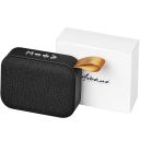 Fashion fabric Bluetooth<sup>®</sup> speaker, solid black (12413300)