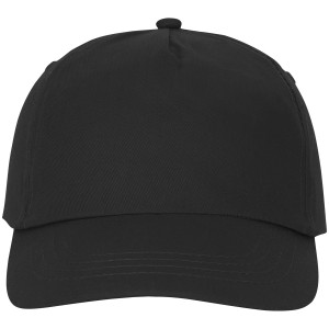 Feniks 5 panel cap, solid black (Hats)