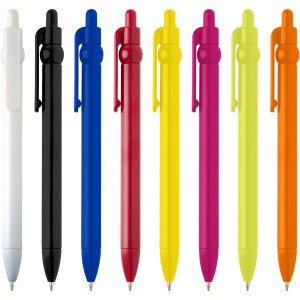 Fidget recycled plastic ballpoint pen (black ink), Royal blu (Plastic pen)