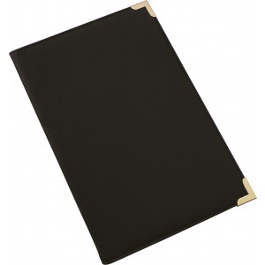 A4 PU Conference folder, black (Folders)