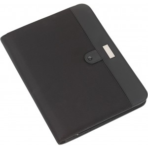 Microfibre folder Rianna, black (Folders)