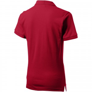 Forehand short sleeve ladies polo, Dark red (Polo shirt, 90-100% cotton)