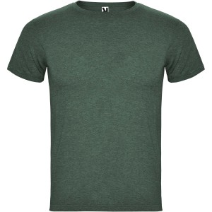 Fox short sleeve men's t-shirt, Heather Bottle Green (T-shirt, 90-100% cotton)