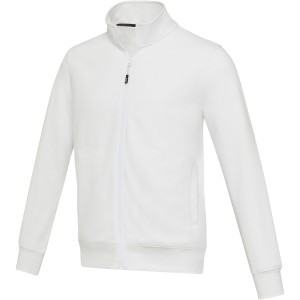 Galena unisex Aware(tm) recycled full zip sweater, White (Pullovers)