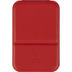 Glass mirror Mio, red