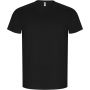 Golden short sleeve men's t-shirt, Solid black