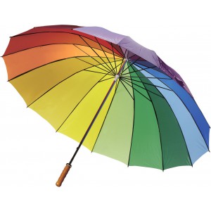 Polyester (190T) umbrella Haya, custom/multicolor (Golf umbrellas)