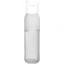Sky 500 ml glass sport bottle, White