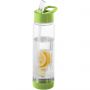 Tutti frutti bottle with infuser, Transparent,Lime