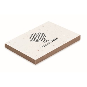 Grass/seed paper memo pad (Notebooks)