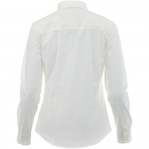 Hamell long sleeve ladies shirt, White (shirt)