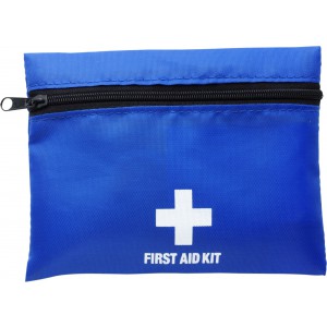 Nylon (210D) first aid kit Rosalina, cobalt blue (Healthcare items)