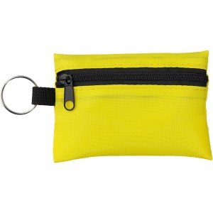 Valdemar 16-piece first aid keyring pouch, yellow (Healthcare items)