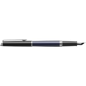 Hemisphere colour blocking fountain pen with palladium trim, (Metallic pen)