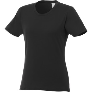 Heros short sleeve women's t-shirt, solid black (T-shirt, 90-100% cotton)